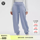 lululemon丨Plush Fleece 女士拉絨雙層腰部高腰運動(dòng)褲  LW5GBAA 藍柳 S