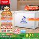 澳柯瑪（AUCMA）307升減霜冰柜家用大容量冷藏柜冷凍柜 臥式冷柜冰箱雪糕柜一級能效 BC/BD-307HNE 國家補貼20%