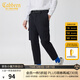 卡賓男裝潮流工裝休閑褲春季款寬松小腳褲舒適長(cháng)褲街頭Y 煤黑色01 M /170/48