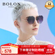 BOLON暴龍眼鏡優(yōu)雅無框百搭太陽鏡女士防曬駕駛墨鏡 BL7098A60