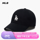 MLB帽子男女軟頂棒球帽虞書欣明星同款運動鴨舌帽3ACP7701N-07BKS-F