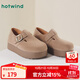熱風(fēng)（Hotwind）商場(chǎng)同款簡(jiǎn)約百搭勃肯鞋通勤女鞋25年春季舒適休閑松果鞋 09灰色 38 240mm