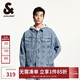 杰克·瓊斯（JACK&JONES） 春季時(shí)尚百搭潮流簡(jiǎn)約男士牛仔寬松可拆卸連帽外衣夾克225157011