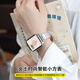 P+7【推薦精品】華強北i watch女士智能手表接打電話(huà)微信運動(dòng)手環(huán)離線(xiàn)支付心率血壓時(shí)尚配飾手環(huán)D2 竹節銀【信息提醒/支付/NFC/女性健康/心率】