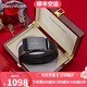 CaecnKoen皮帶男真皮自動(dòng)扣商務(wù)輕奢腰帶高檔牛皮褲帶生日禮物送男友老公 槍色【高檔實(shí)木禮盒】 120cm -改長(cháng)度聯(lián)系客服代寫(xiě)賀卡