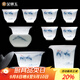 金鑲玉曹愛(ài)勤大師冰種玉瓷功夫茶具套裝喝泡茶辦公送禮盒高檔 湖上泛舟