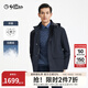 金利來(lái)【抑菌白鵝絨】秋冬新款羽絨服男中長(cháng)款連帽顯瘦厚保暖外套 藏藍-95 M 170/88A 推薦120-130斤