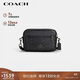 蔻馳（COACH）【品牌直供】男士ELIAS小號單肩手提斜挎包炭黑色CZ401