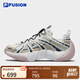 FILA FUSION斐樂(lè )潮牌女鞋2025夏季新款網(wǎng)面透氣運動(dòng)鞋女脊骨鞋2 灰白/霧灰-MF 37.5