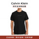 Calvin KleinCK秋季新品 潮流輕奢休閑高級經(jīng)典男短袖T恤 UB1黑色 L