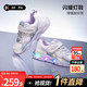 卡特兔童鞋兒童運動(dòng)鞋2025秋季新品兒童閃燈鞋防滑耐磨透氣老爹鞋 白紫 27 內長(cháng)約17.5cm腳長(cháng)約16.5-17.0