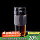 cica 玻璃水杯男女茶水分離泡茶杯高顏值耐高溫家用辦公室牛奶水杯子 (高硼硅玻璃)黑色 460ml