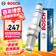 博世（BOSCH）雙鉑金火花塞5523四支大眾寶來(lái)朗逸行高爾夫7速騰邁騰帕薩特途觀(guān)L