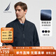 諾帝卡（NAUTICA）【防輕濺水】男裝春夏款棒球領(lǐng)舒適休閑薄外套夾克男JE3301 藏青4NV L