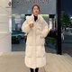 clotho Rennie品牌女裝新國標羽絨服女中長(cháng)款2025冬季新款過(guò)膝加厚小個(gè)子外套 白色 M
