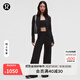 lululemon丨Define 女士高腰闊腿褲 *Luon LW5IDPA 黑色 線(xiàn)上專(zhuān)售 M