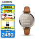 佳明（GARMIN）Lily2時(shí)尚版摩卡棕經(jīng)孕期管理跑步戶(hù)外運動(dòng)智能手表生日禮物