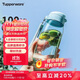 特百惠（Tupperware）樂(lè )趣550ML塑料杯夏季男女學(xué)生便攜運動(dòng)水杯子大容量雙飲口 冰水藍