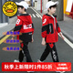 G.DUCKKIDS童裝男童秋裝套裝兒童衣服男大童外套褲子三件套男孩春秋冬季運動 B字紅色兩件套【春秋款】 160 尺碼13~14歲【150-160cm】
