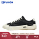 FILA FUSION斐樂(lè)男女鞋潮流板鞋POP時(shí)尚帆布鞋百搭休閑鞋七夕禮物 【男】黑-BBK 39