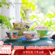 AYNSLEY英國安斯麗小屋花園溫莎系列英式下午茶套裝禮盒高顏值咖啡杯碟 【禮盒裝】1壺4杯碟1糖奶 小屋花園溫莎系列