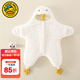 G.DUCKKIDS小黃鴨嬰兒連體衣秋冬網(wǎng)紅可愛動物寶寶哈衣外出包腳爬服兒童睡袋 米白色 66尺碼建議0-3個(gè)月8-12斤