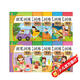 控筆訓(xùn)練幼小銜接書10冊(cè) 一年級(jí)控筆練習(xí) 描紅本 寫字基礎(chǔ) 點(diǎn)陣漢字筆畫偏旁拼音數(shù)字描紅本書法字帖