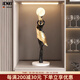 IENKI德國極簡(jiǎn)抽象人物藝術(shù)擺件客廳入戶(hù)玄關(guān)壁龕裝飾品高級感喬遷禮物 羽翼天使夜燈擺件【白色款】