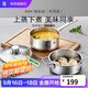 WMF福騰寶不銹鋼小奶鍋輔食鍋湯鍋嬰兒寶寶煮牛奶熱奶鍋泡面蒸鍋 Diadem奶鍋（含屜） 16cm 1.5L