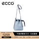 愛步（ECCO）七夕禮物  小號肩背包 輕奢牛皮斜挎包 通勤單肩包9107946 霧藍色910794691373