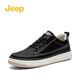 Jeep吉普男鞋2025秋冬季新款復古百搭皮鞋防滑耐磨休閑鞋軟底鞋子男 80170黑色（皮鞋碼） 41