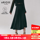 艾諾絲雅詩【商場同款】2025夏季新品醋酸肌理緞面魚尾裙黑色半身裙40413598 黑色 M