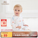 英氏（YEEHOO）嬰兒衣服嬰兒連體衣新生兒衣服寶寶衣服春秋爬服1-3個(gè)月