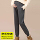 獺惠孕婦褲秋冬季托腹加厚羊羔絨保暖褲孕婦專(zhuān)用冬款保暖褲外穿 深灰色【特厚羊羔絨】-大碼 【適合110-135斤】