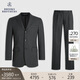 布克兄弟（BrooksBrothers）男士春夏新款羊毛老錢(qián)風(fēng)西裝西褲套裝