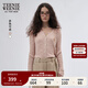 Teenie Weenie小熊女裝2025年秋季新款薄款chic空調(diào)衫氣質(zhì)針織開衫 淺粉色 M