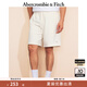 ABERCROMBIE & FITCH【毛圈布短褲】男裝25夏季美式經(jīng)典小麋鹿衛褲短褲KI128-5077 奶油白 XL (180/98A)