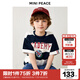 MiniPeace太平鳥(niǎo)童裝男童大字母英倫學(xué)院風(fēng)短袖T恤 藏藍色 130cm