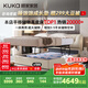 顧家家居（KUKA）現代簡(jiǎn)約儲物床皮床雙人床臥室大床8173月暮白1.8m+亞運潮汐墊