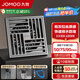 九牧（JOMOO）黃銅淋浴防臭地漏防蟲(chóng)防臭防返水衛生間浴室洗衣機大排量地漏 【熱銷(xiāo)黃銅款】槍灰淋浴地漏
