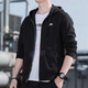 耐克（NIKE）官方 外套男裝 25秋冬新款棉質(zhì)針織毛圈跑步運動(dòng)服連帽休閑夾克男 【熱銷(xiāo)】柔軟針織毛圈/連帽防風(fēng)/絲滑拉鏈/刺繡logo XL