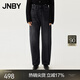 江南布衣（JNBY）春秋季女裝牛仔褲棉質(zhì)經(jīng)典百搭水洗錐形鉛筆褲通勤 998/牛仔深灰 L