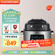 福庫(kù)（CUCKOO）多功能炸鍋免翻面不沾易清洗 家用大容量多功能無(wú)油炸鍋 觸屏旋鈕操作大功率煎烤箱一體多功能鍋6L CAFG-A0650S (立體雙循環(huán)加熱) 6L