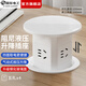 國際電工（FDD）升降插座嵌入式防水插座無(wú)線(xiàn)充電插排電動(dòng)島臺會(huì )議桌面隱形插板 液壓升降白丨四面五孔