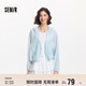 森馬（Semir）外套女碎花肌理森系少女感2025夏季oversize連帽夾克109325108005