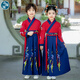 小淘孩兒童漢服男童中國風(fēng)國學(xué)服畢業(yè)團(tuán)體中秋表演服演出服 龍吟紅藍(lán)120