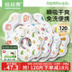 媽媽果（org.mama）嬰兒一次性口水巾圍嘴防水新生幼兒防吐奶口水圍寶寶吃飯圍兜秋冬 實(shí)惠套裝【120片混合】隨機或備注
