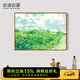自油自畫(huà) 數字油畫(huà)diy風(fēng)景名畫(huà)梵高星空北歐客廳壁畫(huà)玄關(guān)歐式掛畫(huà)山水畫(huà) 梵高名畫(huà)-綠色麥田 50*70cm 繪畫(huà)套裝