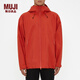 無(wú)印良品 MUJI Walker 男式 使用防水面料 風(fēng)帽夾克 短外套 ADK91C1A 深橙色 XL