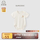 乖奇熊【輕爽棉】寶寶短袖包屁衣夏季薄款連體衣服嬰兒彈力三角哈衣涼感